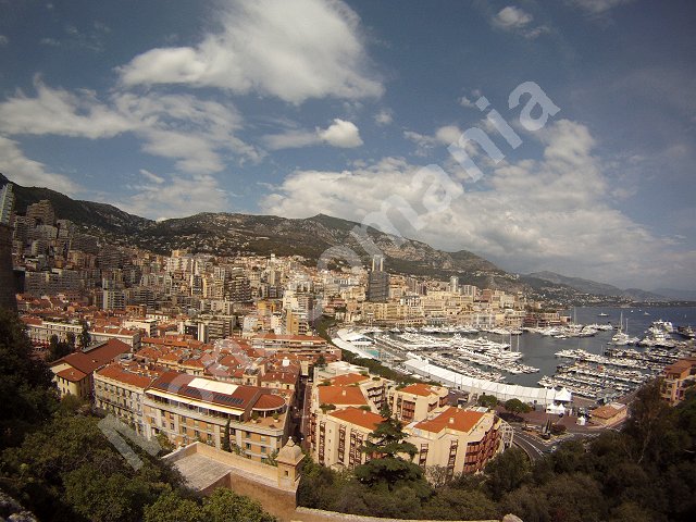 Vista general de Monaco desde El Rocher